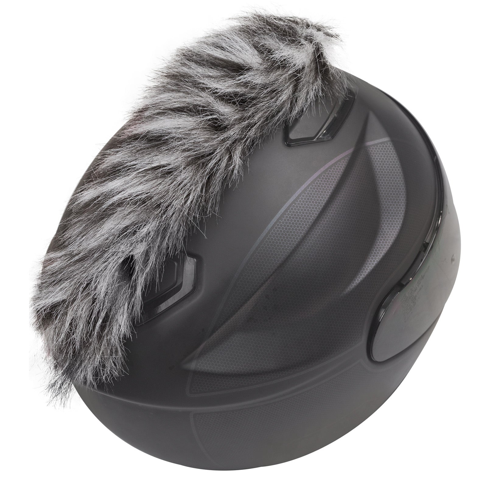black mohawk motorcycle helmet Motorcycle Helmet Mohawk - Black And White