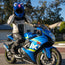 Motorcycle Helmet Cover - Blue