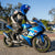 Motorcycle Helmet Cover - Blue