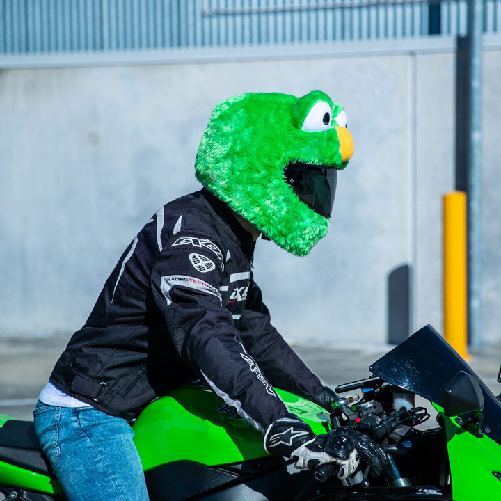 Motorcycle Helmet Cover - Green Motorcycle Helmet Cover - Green