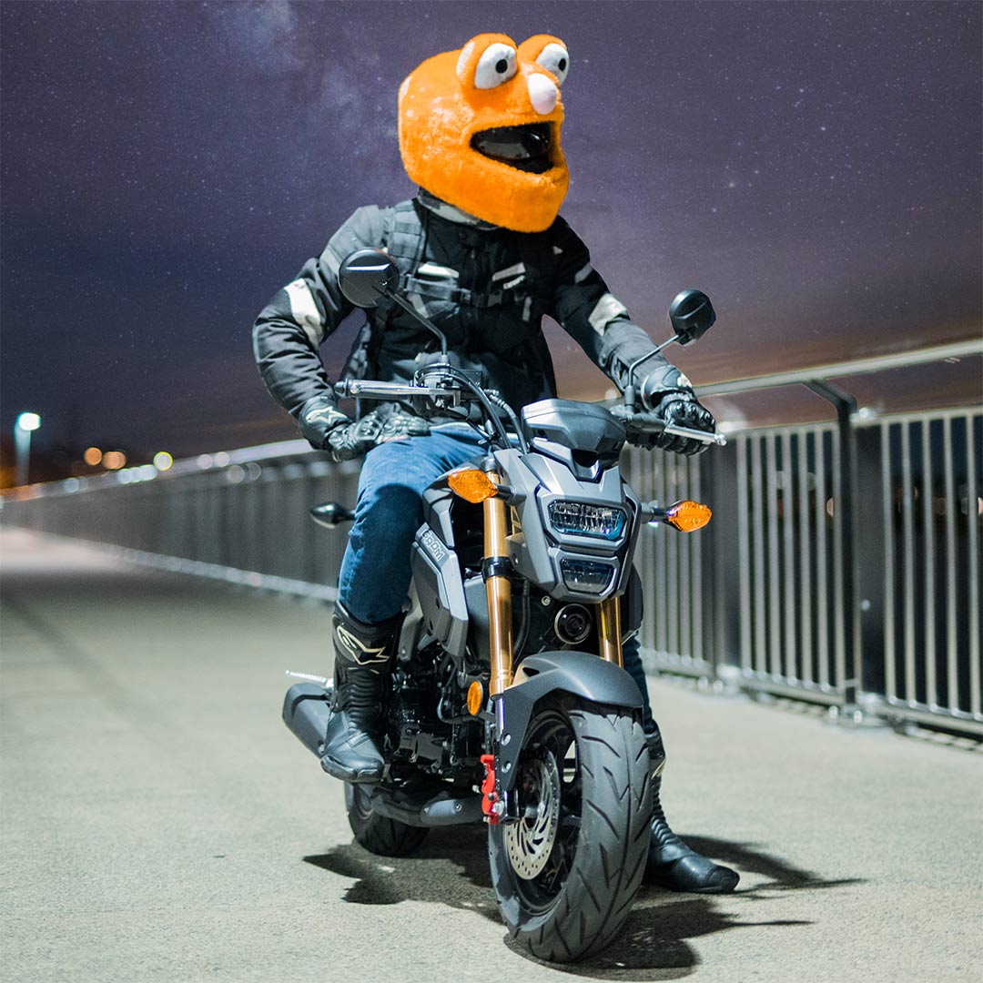 cool orange motorcycle helmet Motorcycle Helmet Cover - Orange