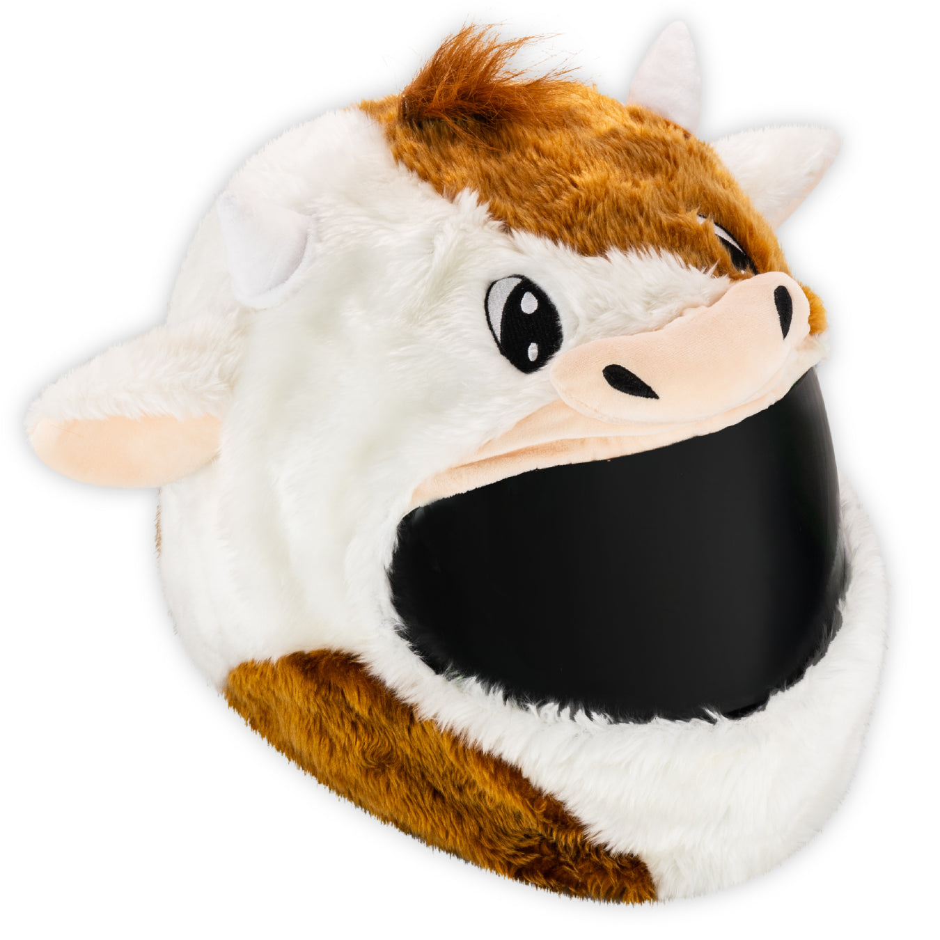cowpie football helmet Motorcycle Helmet Cover - Cow