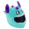 Motorcycle Helmet Cover - Crazy Blue Monster Image