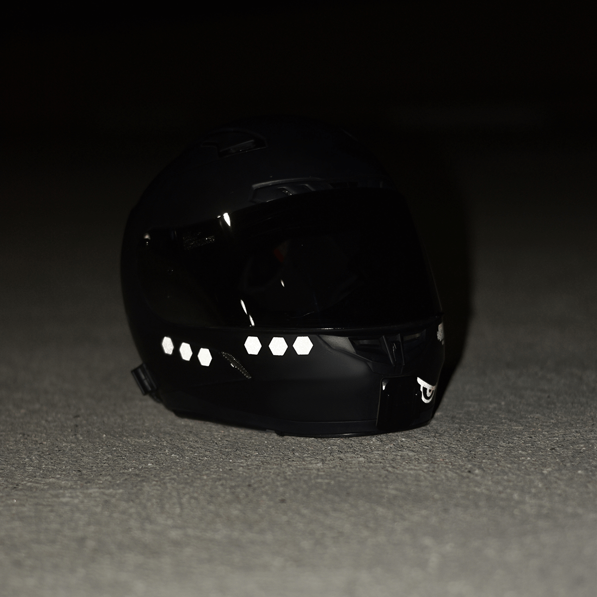 Glowrider Reflective Helmet Sticker - Evil Eyes