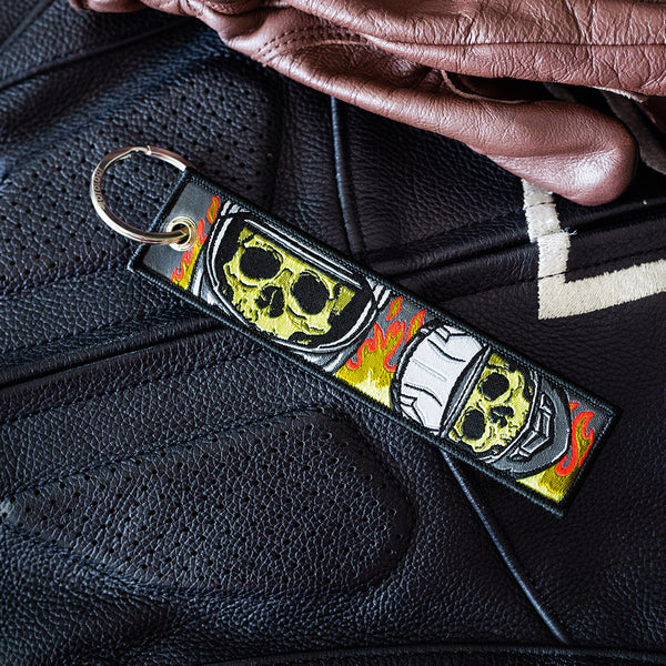 Skull Rider - Motorcycle Keychain - Moto Loot