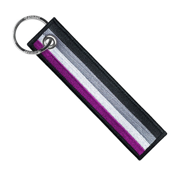 ★BLACK PURPLE☆Charlang Keyring Black & Purple Glitter keychain – Dionne's Jewelry Avenue