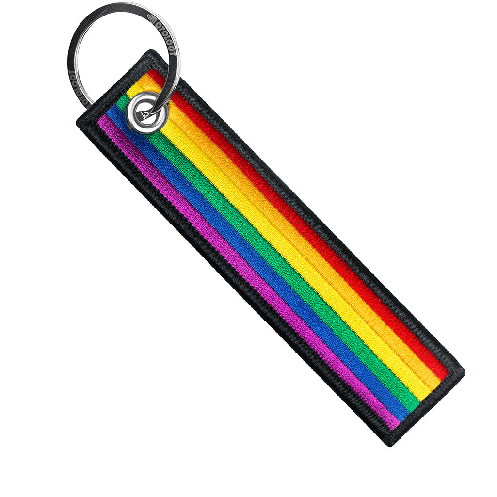 Rainbow - Pride Flag Keychain - Moto Loot