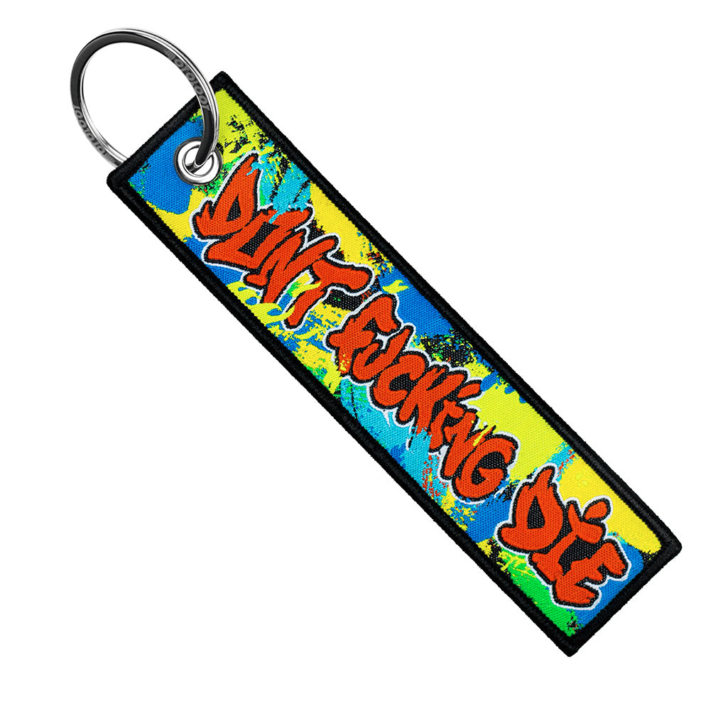 Don't Die Splatter - Motorcycle Keychain