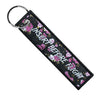 Insert Before Flight Floral - Motorcycle Keychain