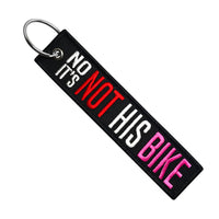 Not His Bike - Motorcycle Keychain