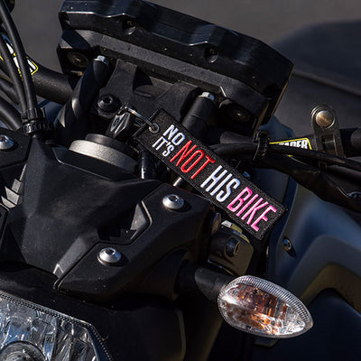 Not His Bike - Motorcycle Keychain - Moto Loot