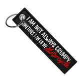 Not Always Grumpy - Motorcycle Keychain