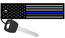 ParoDoXz - Thin Blue and Green Line US Flag Keychain