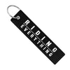 Riding Over Everything - Motorcycle Keychain