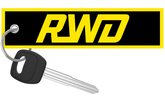 Riding With Dave -  RWD Motorcycle Keychain