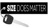 Size Does Matter - Motorcycle Keychain