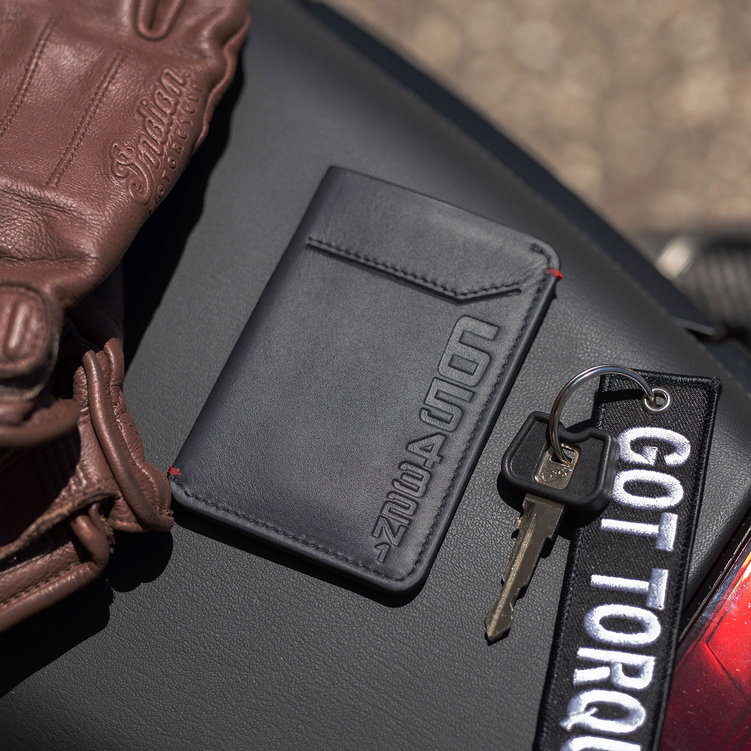 Shift Pattern - Slim Motorcycle Wallet - Moto Loot