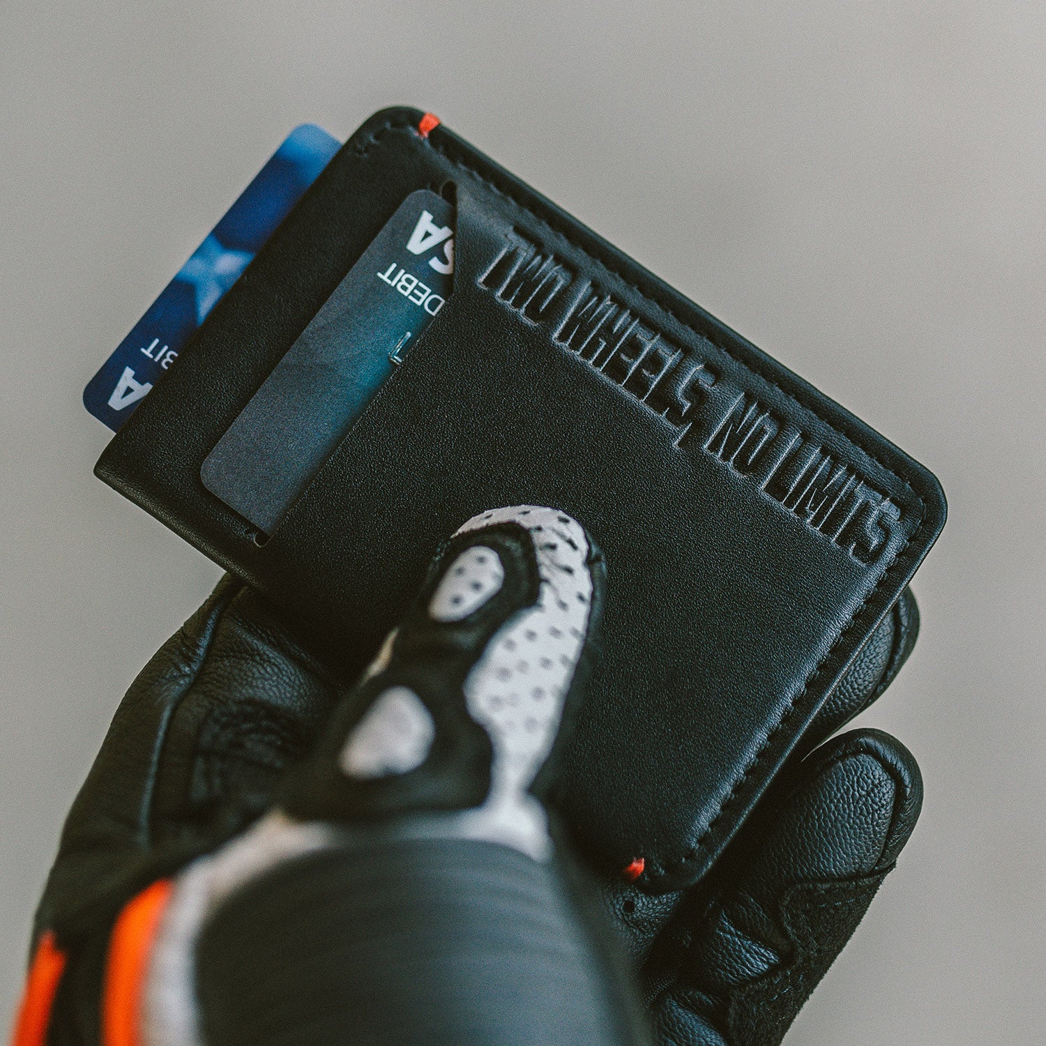 Two Wheels, No Limits - Slim Motorcycle Wallet - Moto Loot