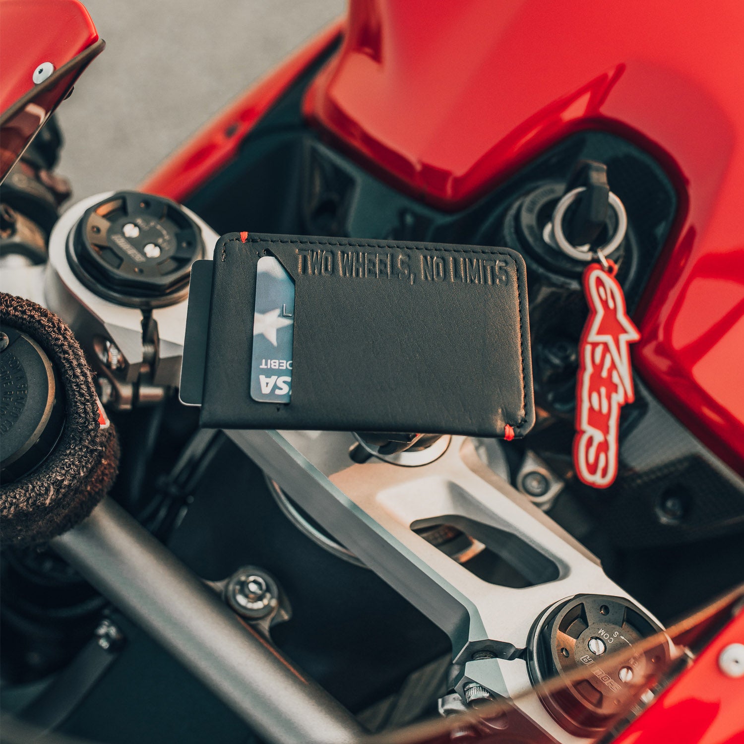 Two Wheels, No Limits - Slim Motorcycle Wallet - Moto Loot