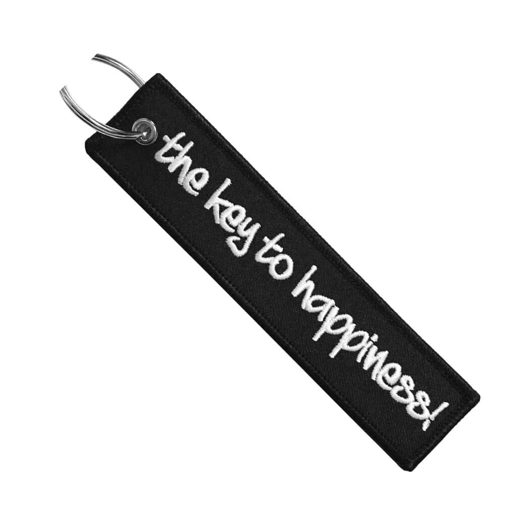 The key to happiness! - Motorcycle Keychain - Moto Loot
