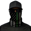 Motorcycle Face Mask - Thin Green Line US Flag