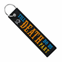 Till Death Do us Part - Motorcycle Keychain