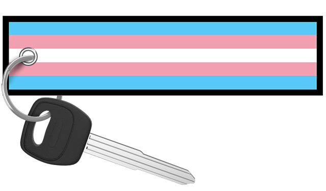 Transgender - Pride Flag Keychain