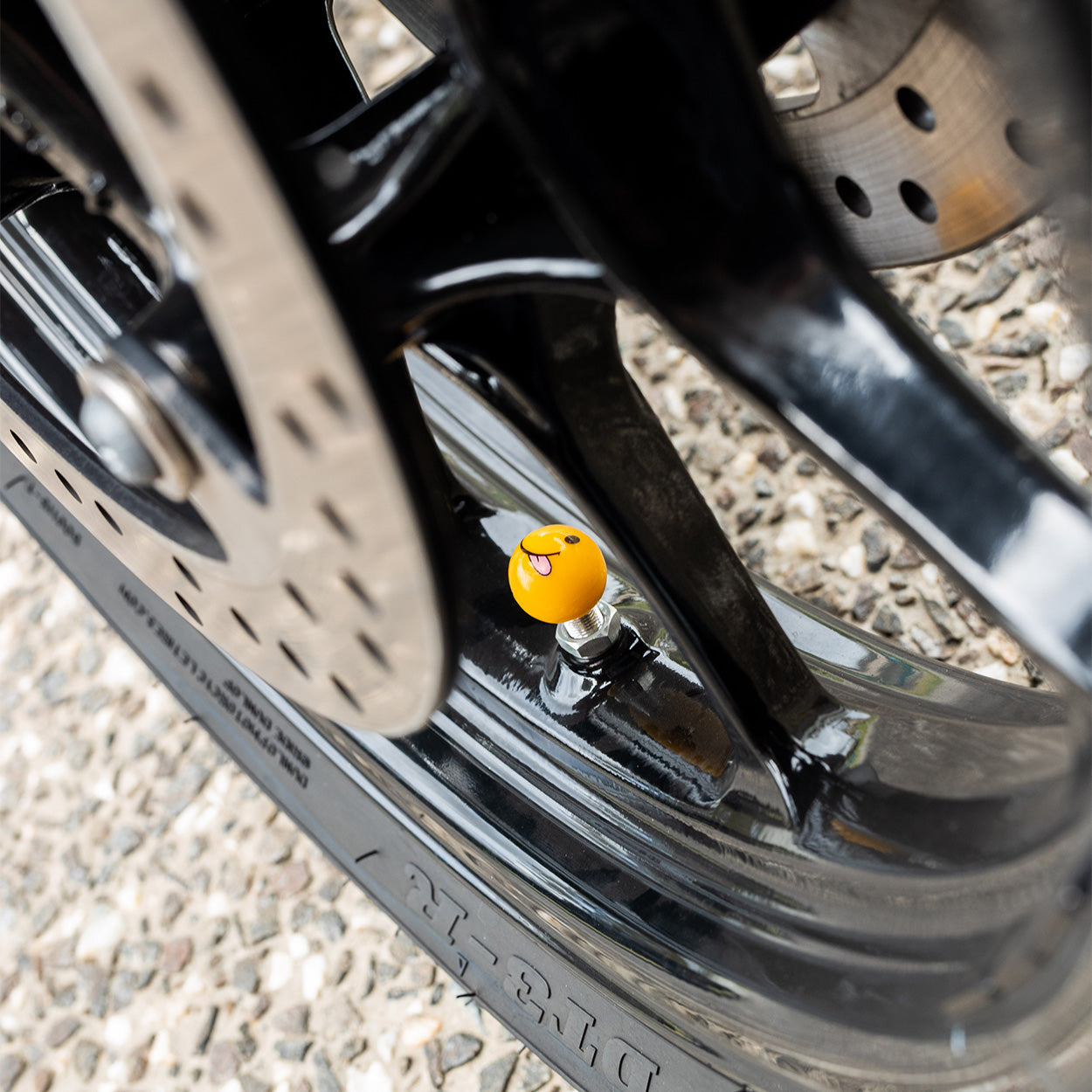 Cheeky Emoji Motorcycle Valve Caps Moto Loot