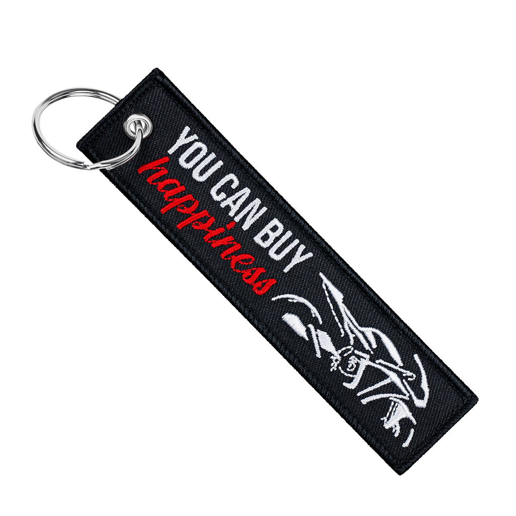 You Can Buy Happiness - Motorcycle Keychain