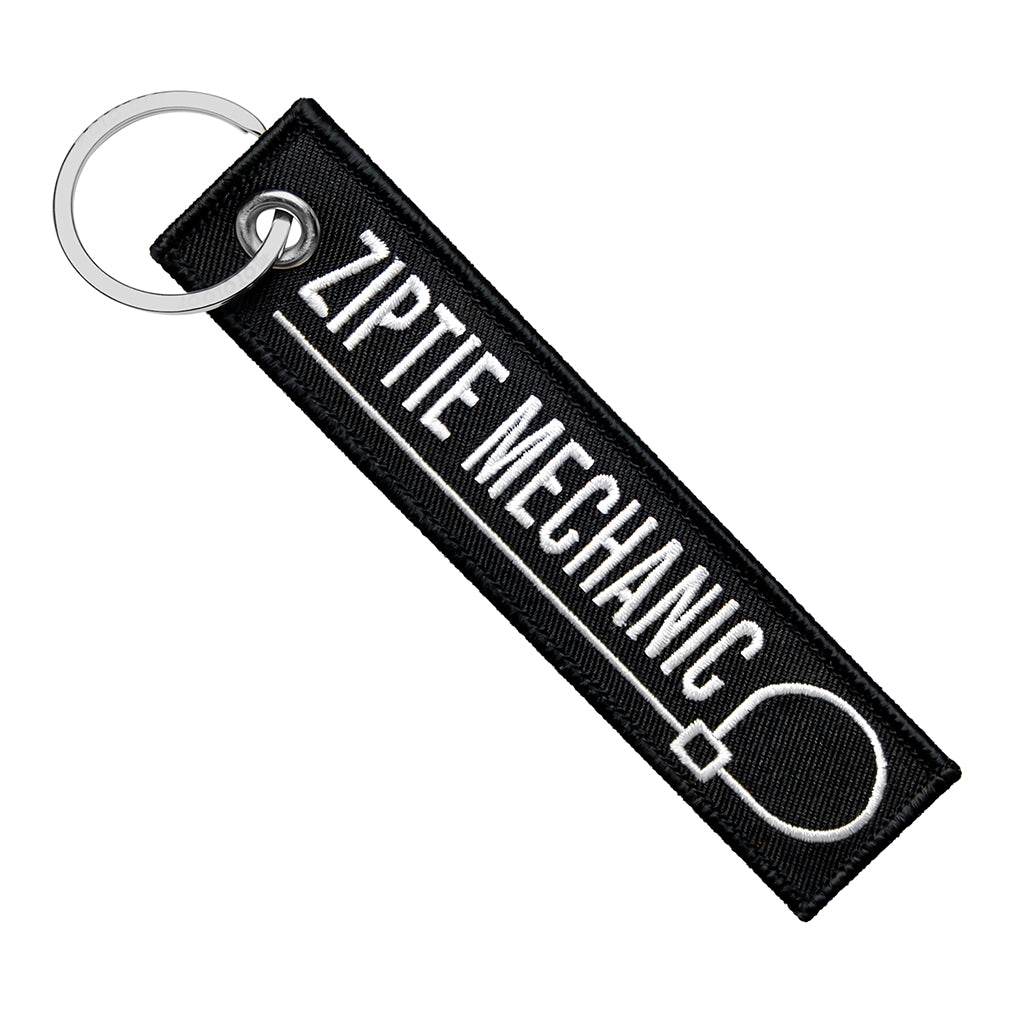 Ziptie Mechanic - Motorcycle Keychain