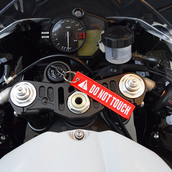 Do Not Touch - Motorcycle Keychain - Moto Loot Do Not Touch - Motorcycle Keychain - Moto Loot