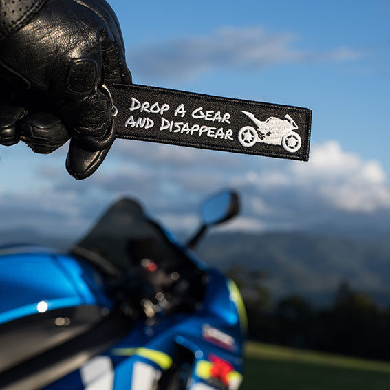 drop a gear and disappear schlüsselanhänger Moto Loot Keychain For Motorcycles Scooters Cars And Gifts Drop A Gear Disappear