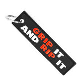 Grip It and Rip It - Motorcycle Keychain