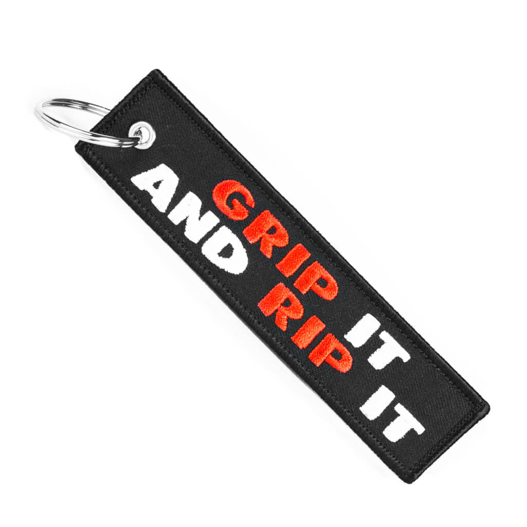 Grip It and Rip It - Motorcycle Keychain