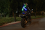 High Visibility LED Motorcycle Belt Green Blue