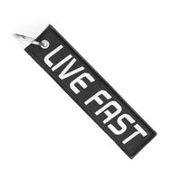 Live Fast - Motorcycle Keychain