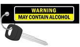 May Contain Alcohol - Motorcycle Keychain