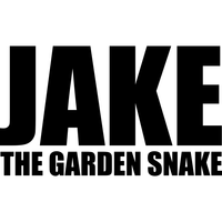 Motorcycle Decal - Jake The Garden Snake Black