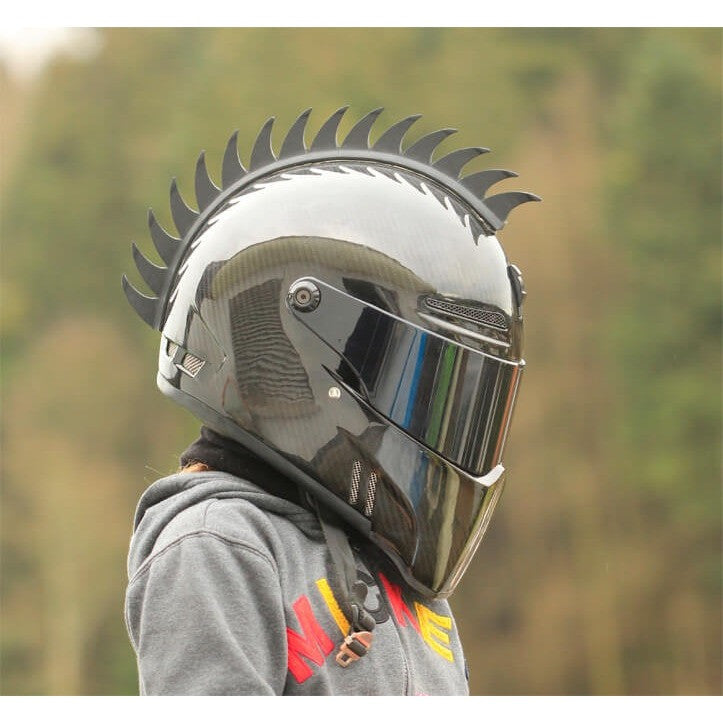 Motorcycle Helmet Mohawk - Moto Loot