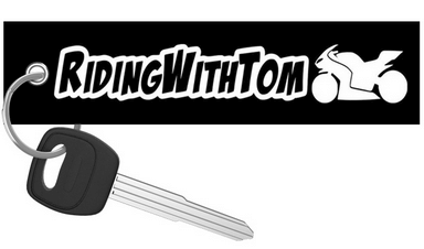 Riding With Tom - Motorcycle Keychain riderz