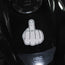 Reflective Motorcycle Sticker - Fuck You (2 pack)