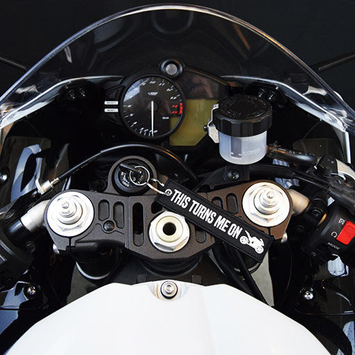 Motorcycle Key Turn This Turns Me On - Motorcycle Keychain - Moto Loot