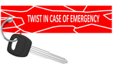 Twist in Emergency - Motorcycle Keychain