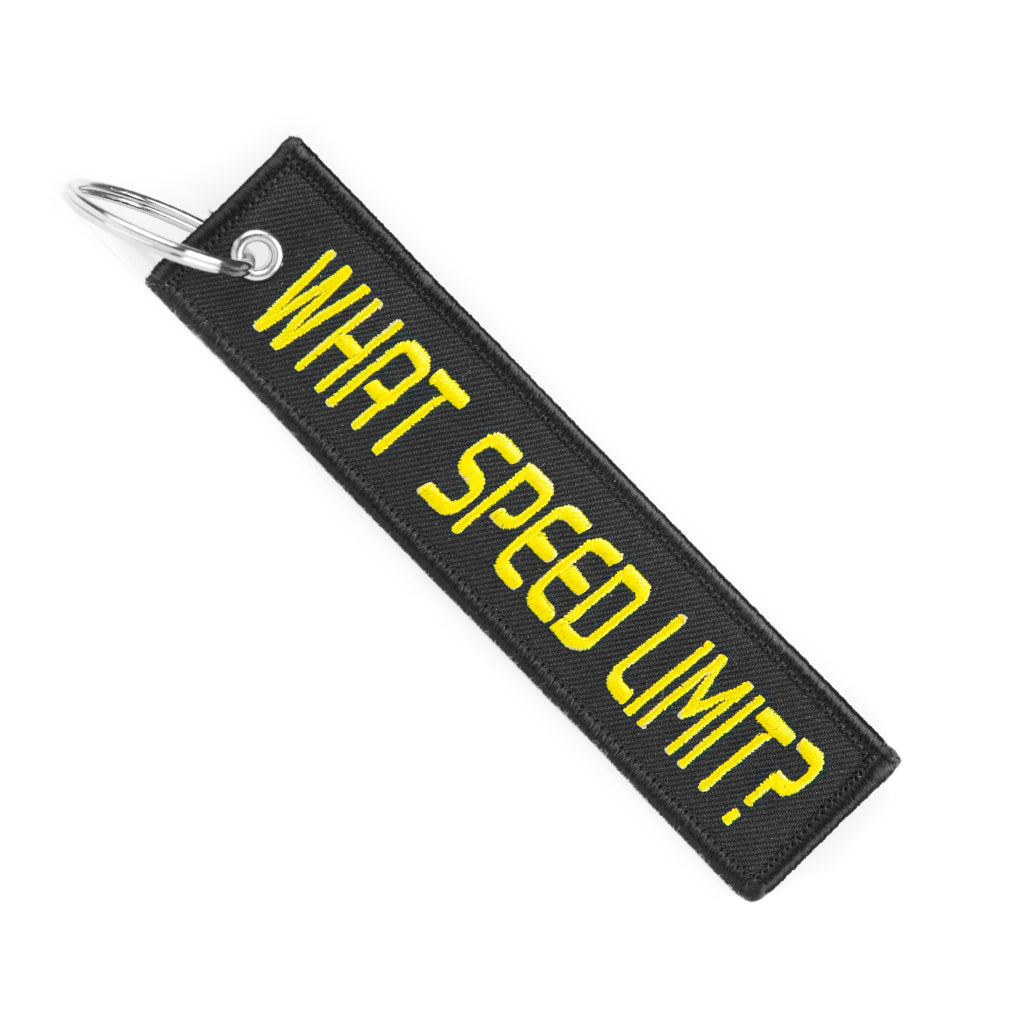 Speed Keychain What Speed Limit? - Motorcycle Keychain - Moto Loot